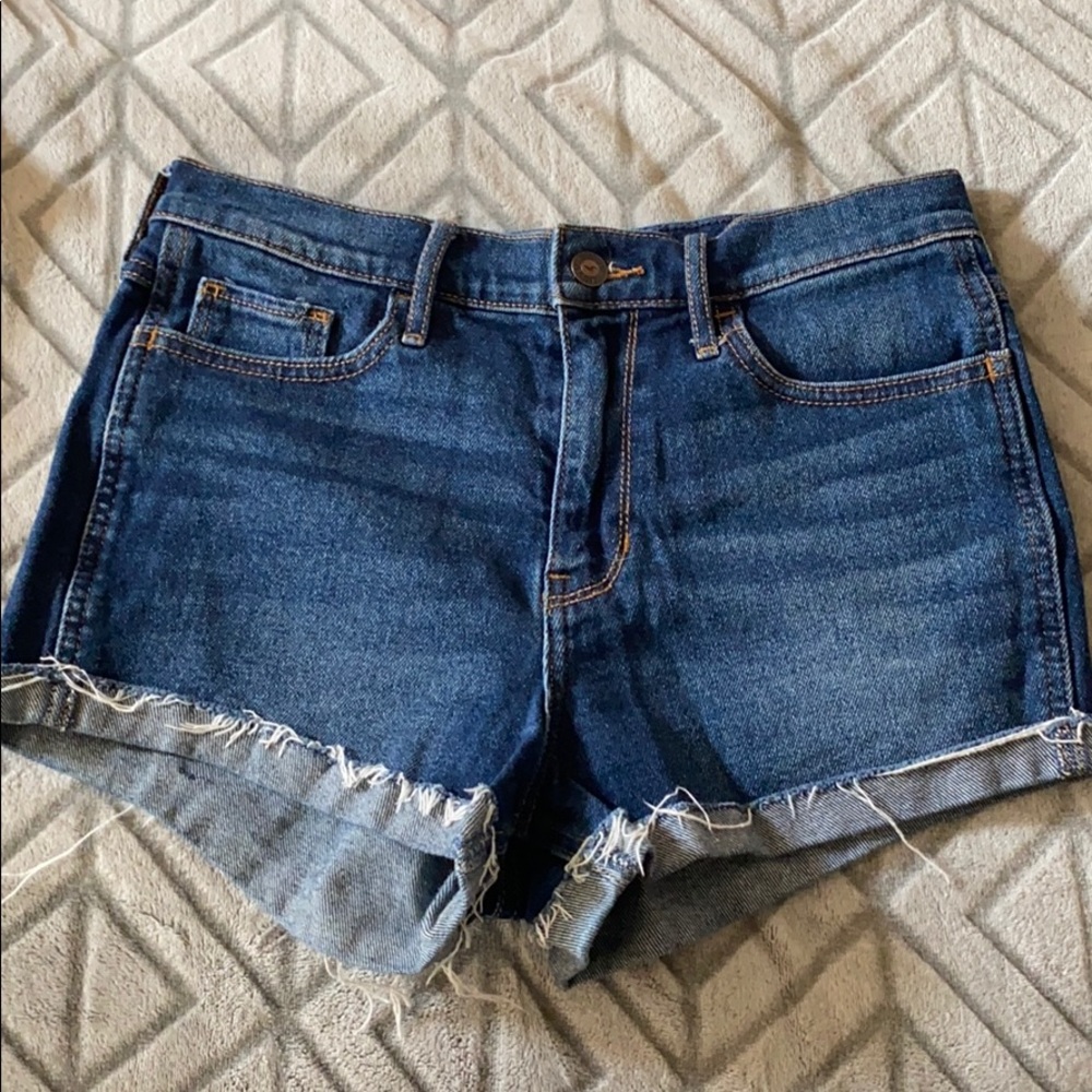 High Rise jean shorts